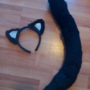 Cat Ears and Tail Set Furry Cosplay Anime Dress Up